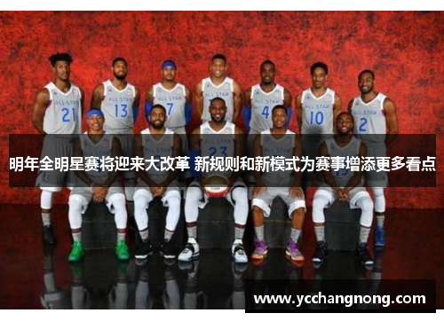 明年全明星赛将迎来大改革 新规则和新模式为赛事增添更多看点